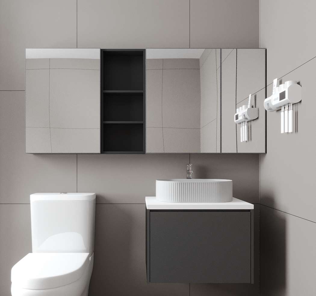 Open side cabinet set